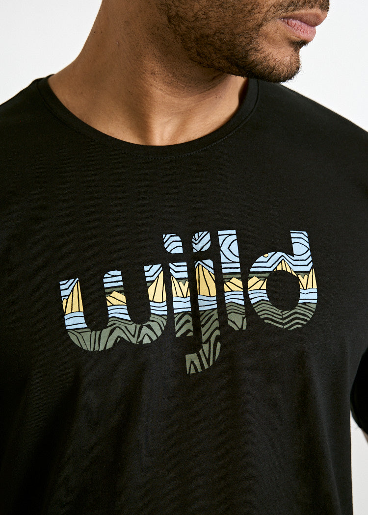 HERREN WOODSHIRT LOOSE TIMO WIJLD LANDSCAPE