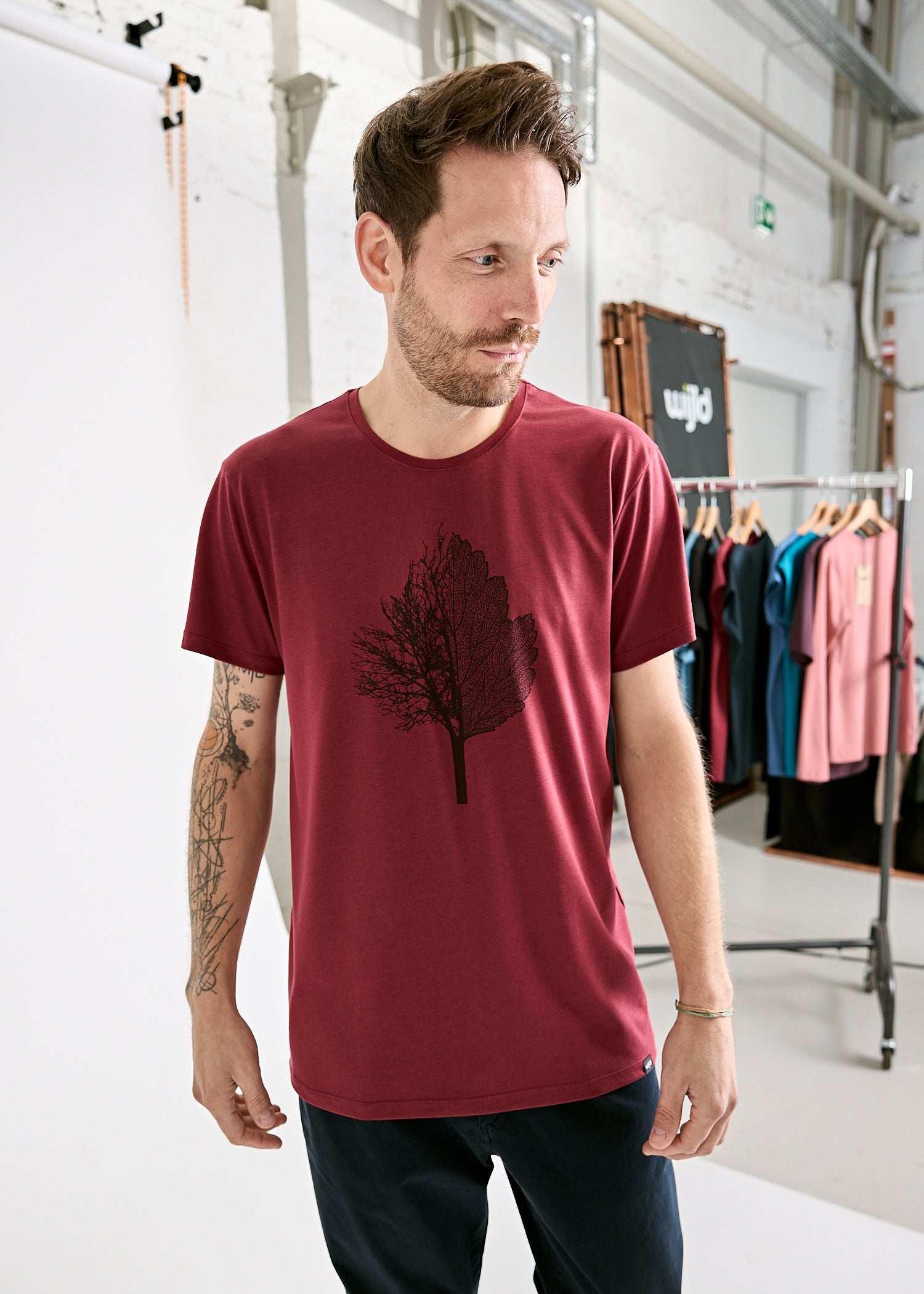 HERREN WOODSHIRT ALEX TREELEAF