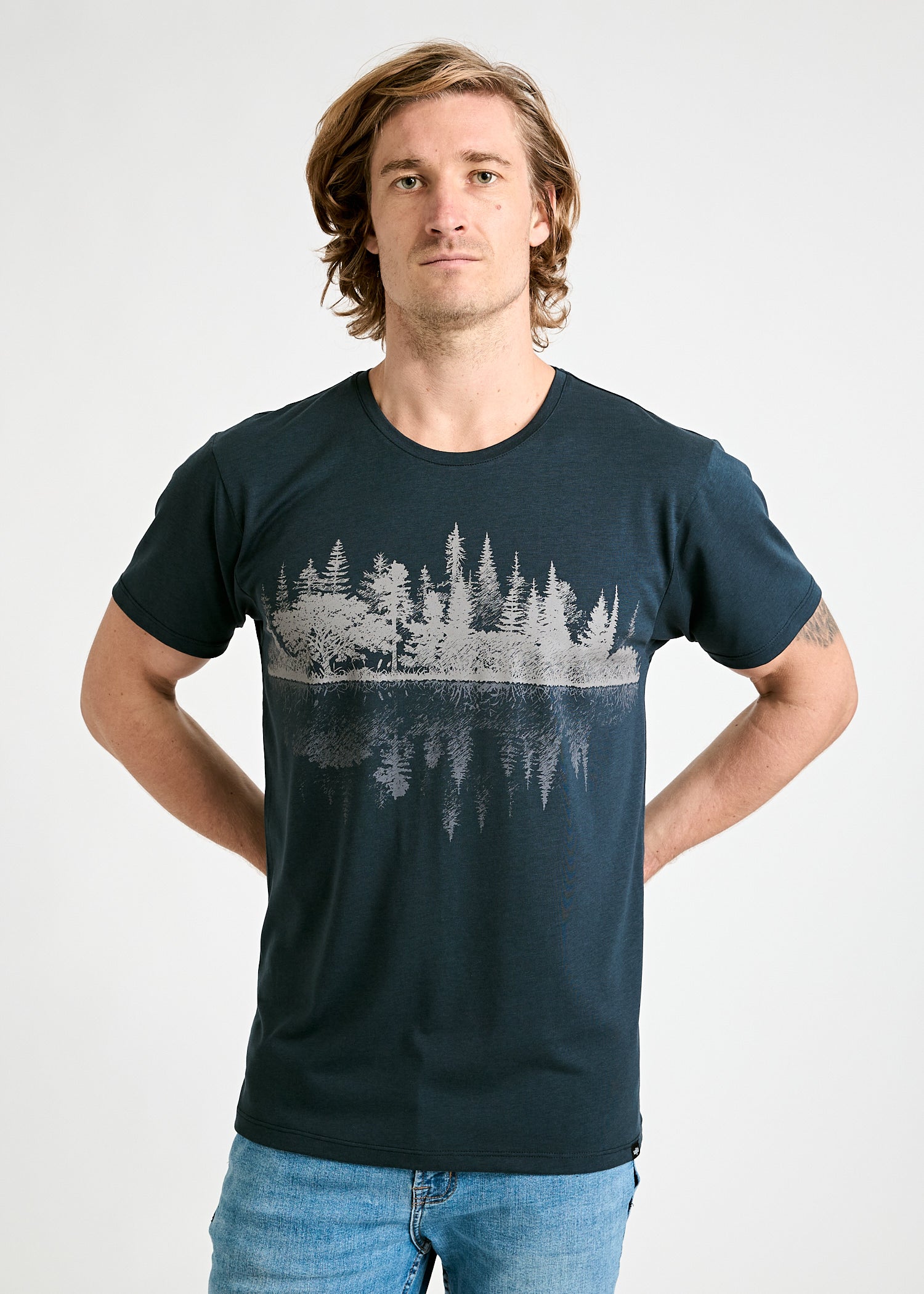 MEN'S WOODSHIRT ALEX REFLECTION STRIPE