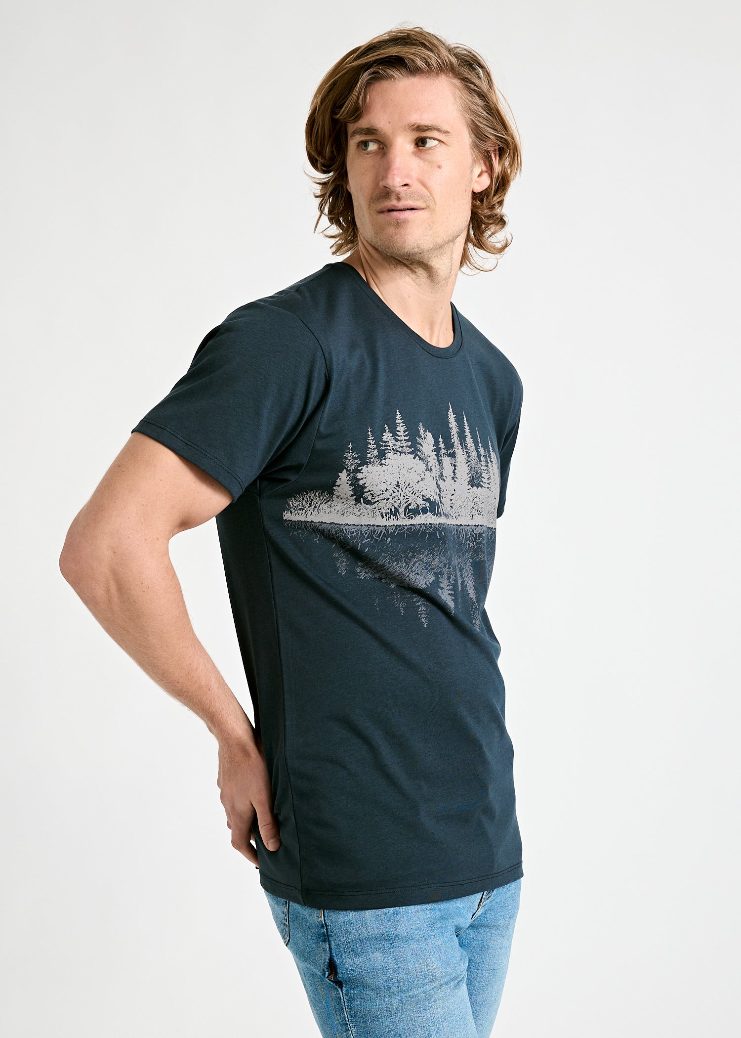 MEN'S WOODSHIRT ALEX REFLECTION STRIPE