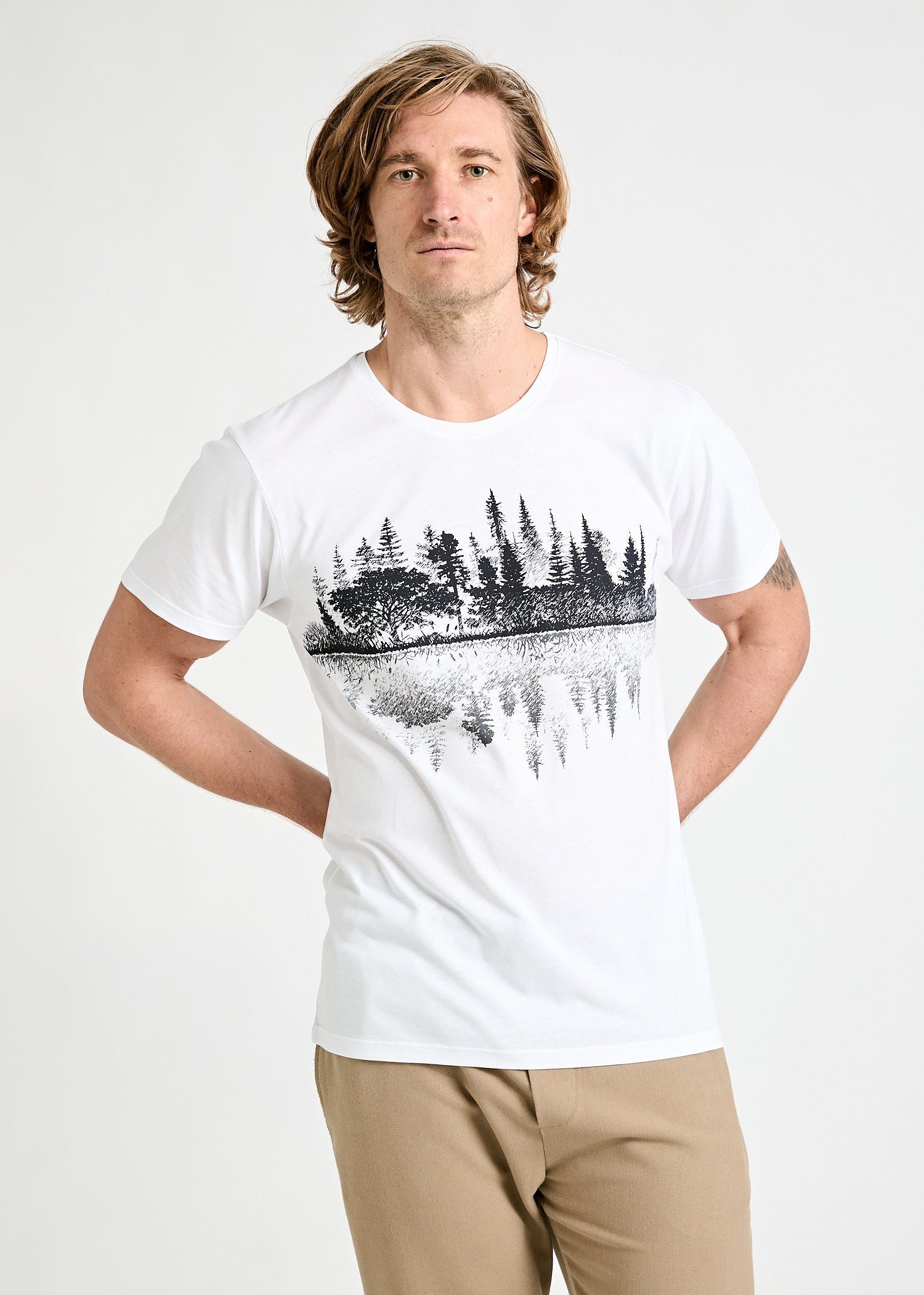 MEN'S WOODSHIRT ALEX REFLECTION STRIPE
