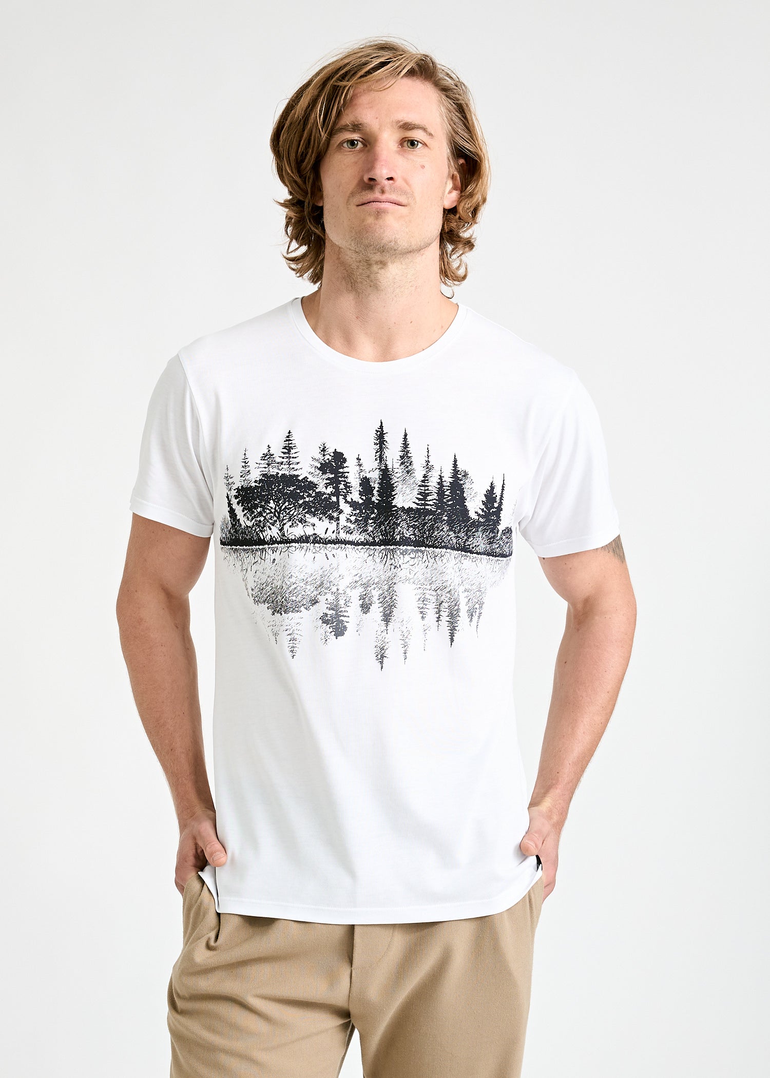 MEN'S WOODSHIRT ALEX REFLECTION STRIPE