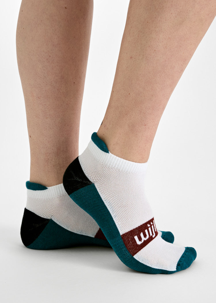 SPORTSOCKEN SNEAKER MIKA FIRED BRICK/BLUE CORAL