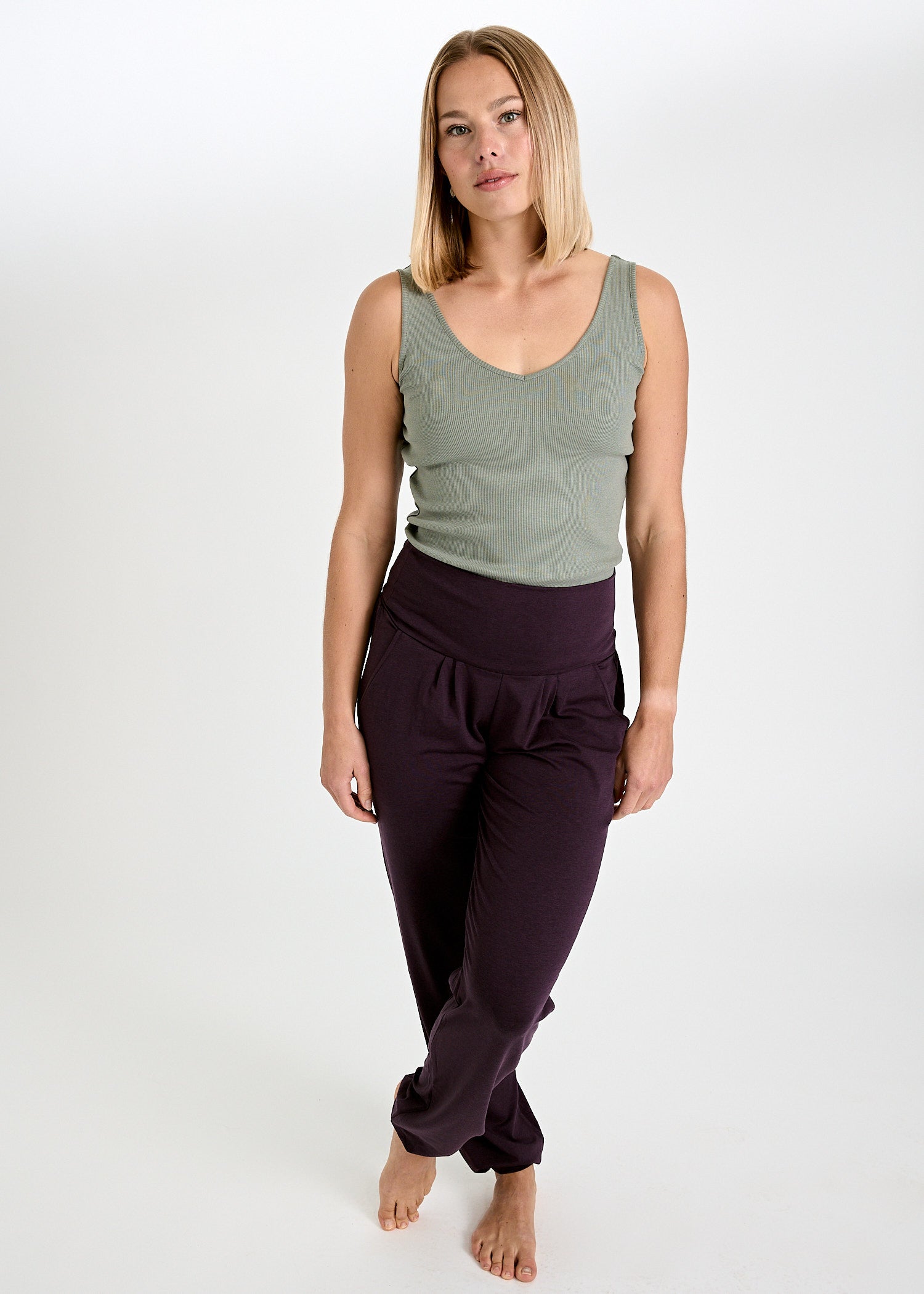 DAMEN YOGA PANTS AMALIE PLUM PERFECT