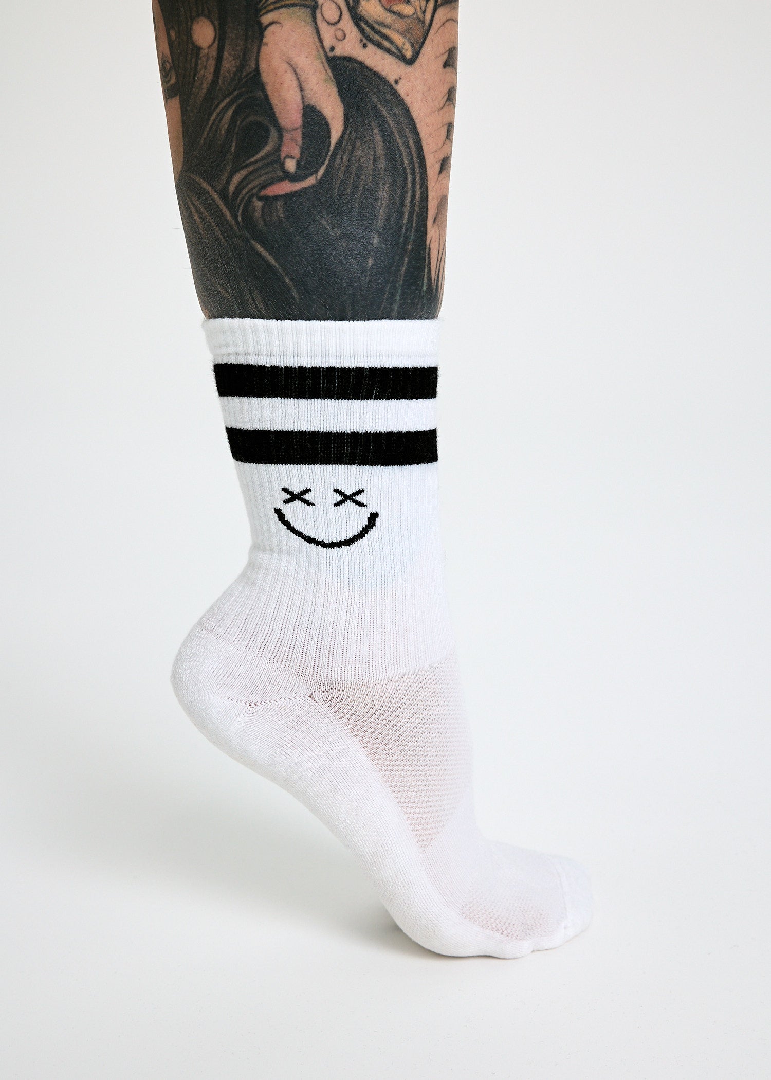 WOODSOCKS® TENNISSOCKEN SMILEY WHITE