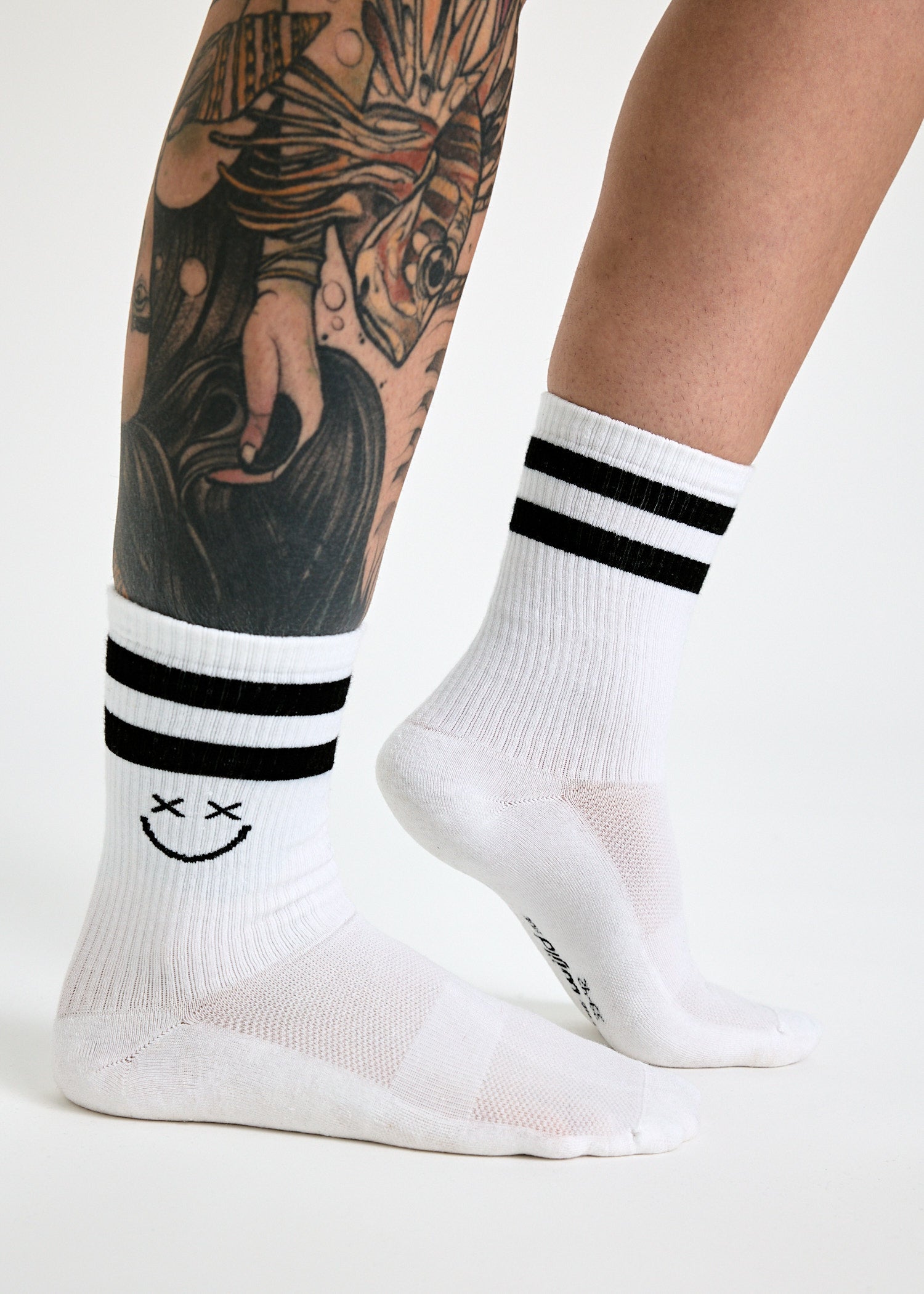 WOODSOCKS® TENNISSOCKEN SMILEY WHITE