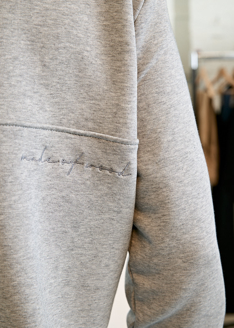 HERREN SWEATER TILL GRAY MELANGE