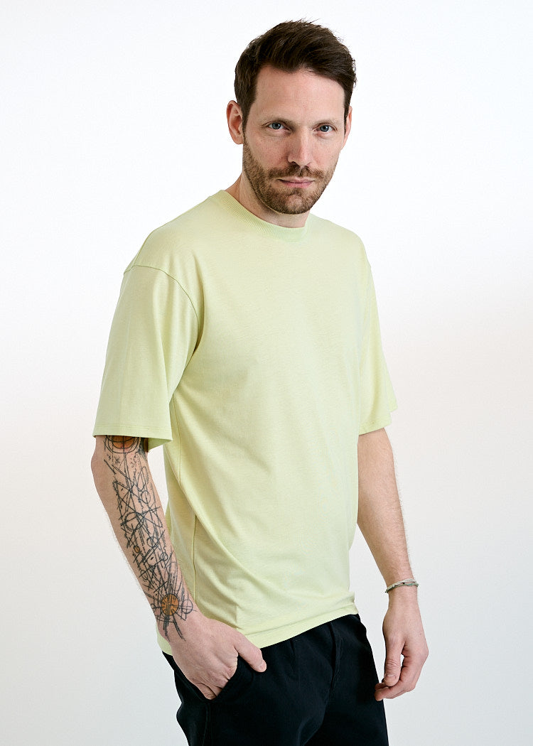 HERREN WOODSHIRT OVERCUT JAMES SHADOW LIME