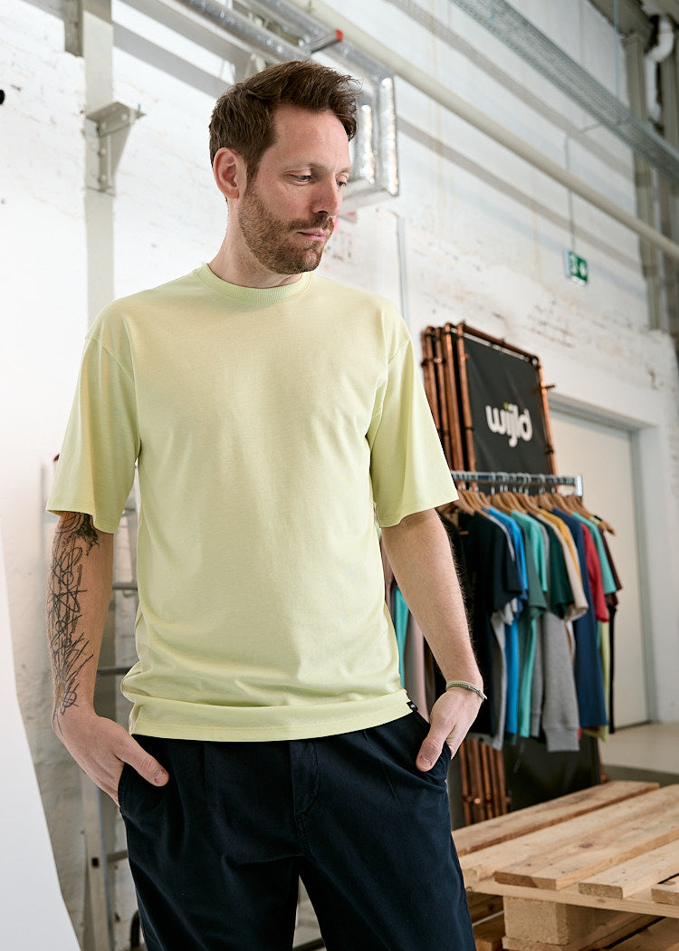 HERREN WOODSHIRT OVERCUT JAMES SHADOW LIME