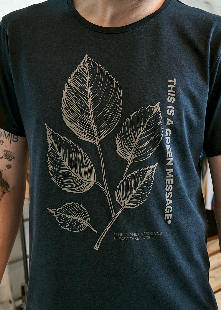 MEN'S WOODSHIRT ALEX GREEN MESSAGE