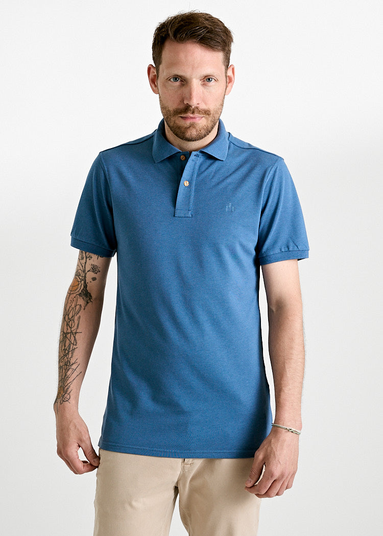 HERREN POLO-SHIRT PAUL BIJOUT BLUE