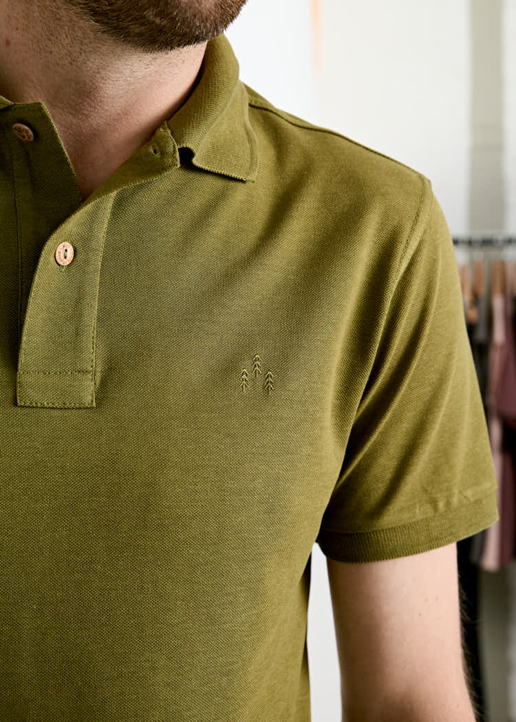 HERREN POLO-SHIRT PAUL OLIVE BRANCH