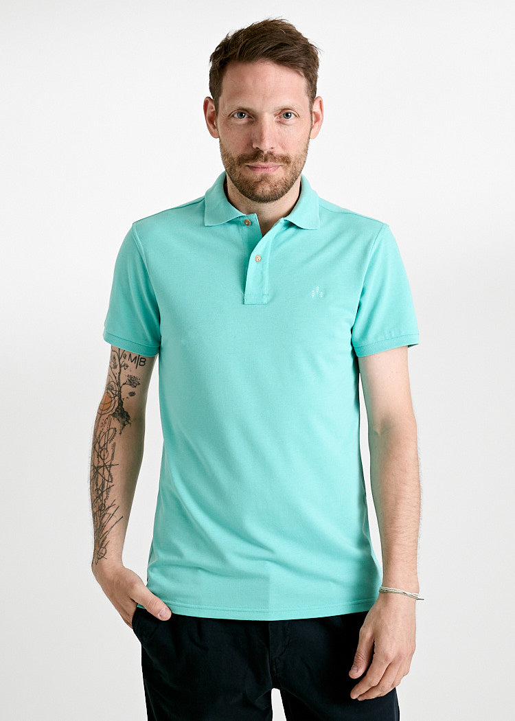HERREN POLO-SHIRT PAUL POOL BLUE