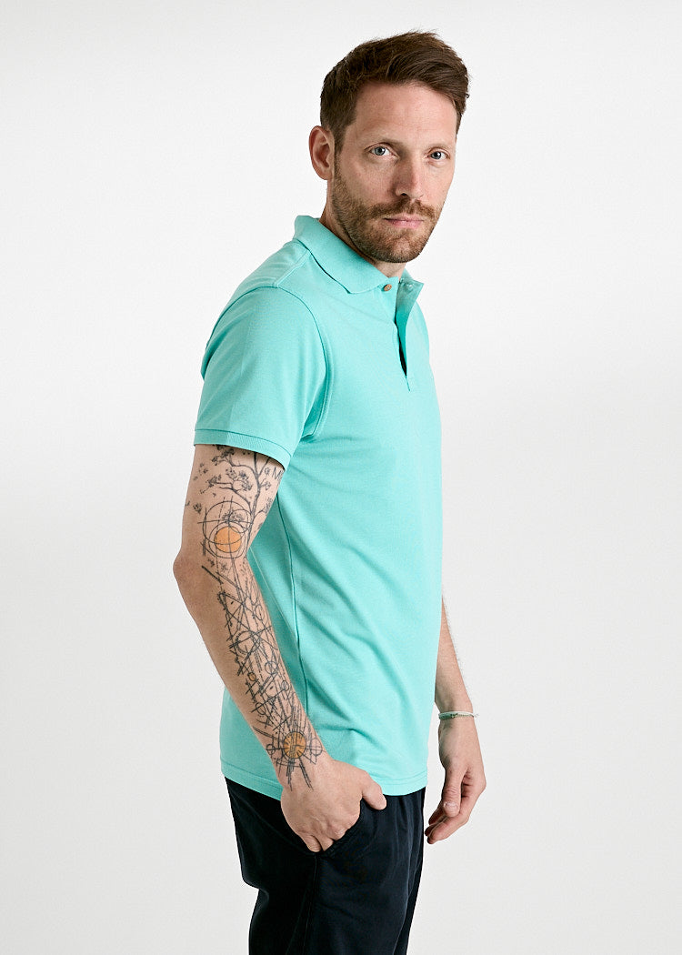 HERREN POLO-SHIRT PAUL POOL BLUE