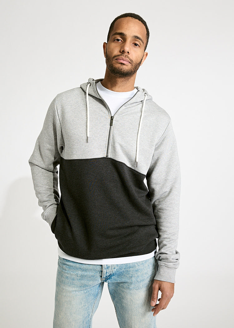 MEN'S SWEAT JACKET ALBERT GRAY ANTHRA