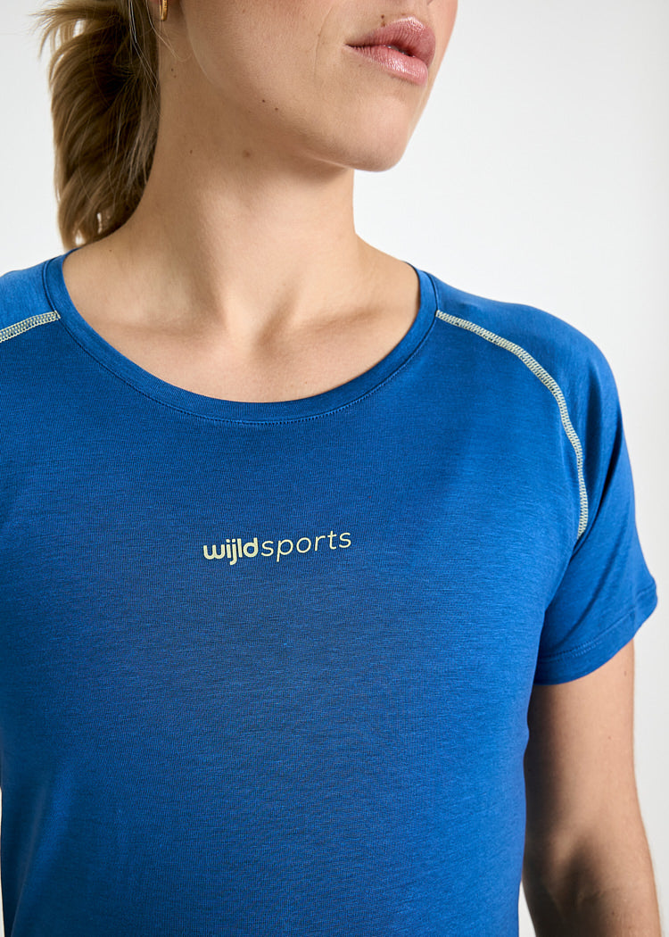 DAMEN SPORTSHIRT FANNY DAZZLINGBLUE