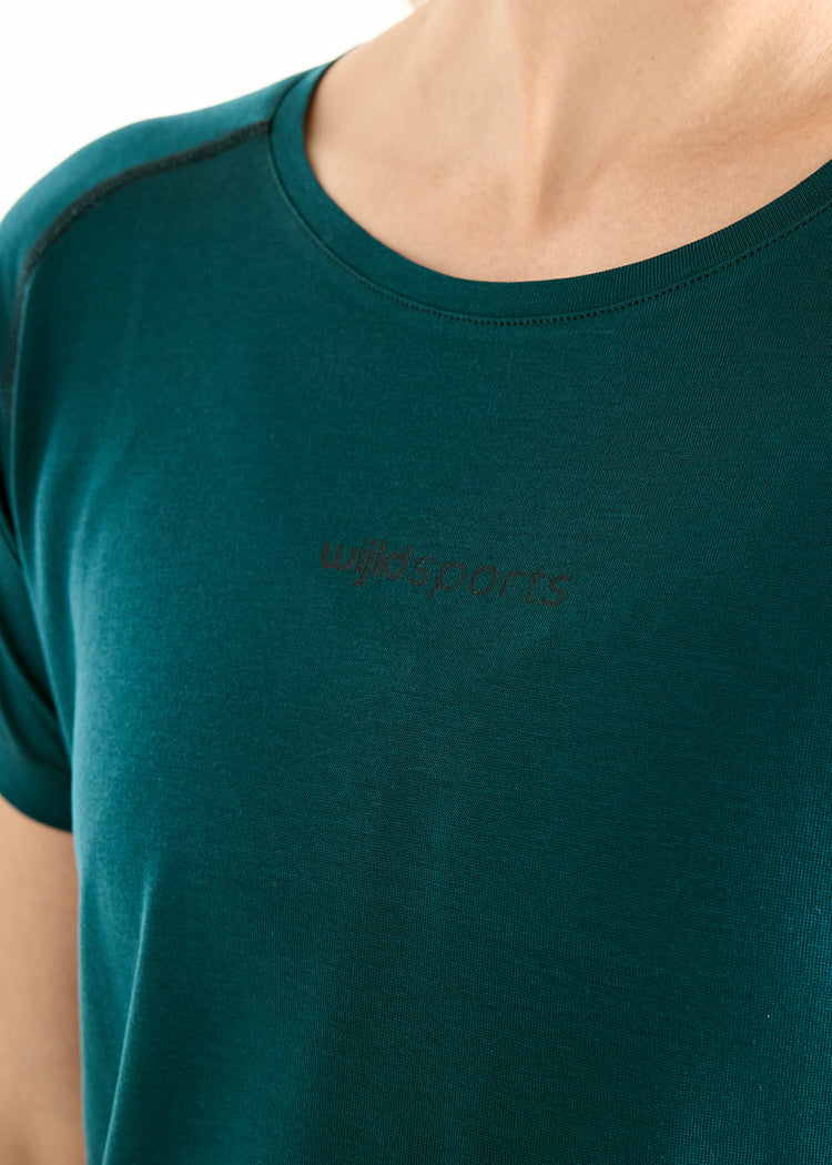 DAMEN SPORTSHIRT FANNY PETROL