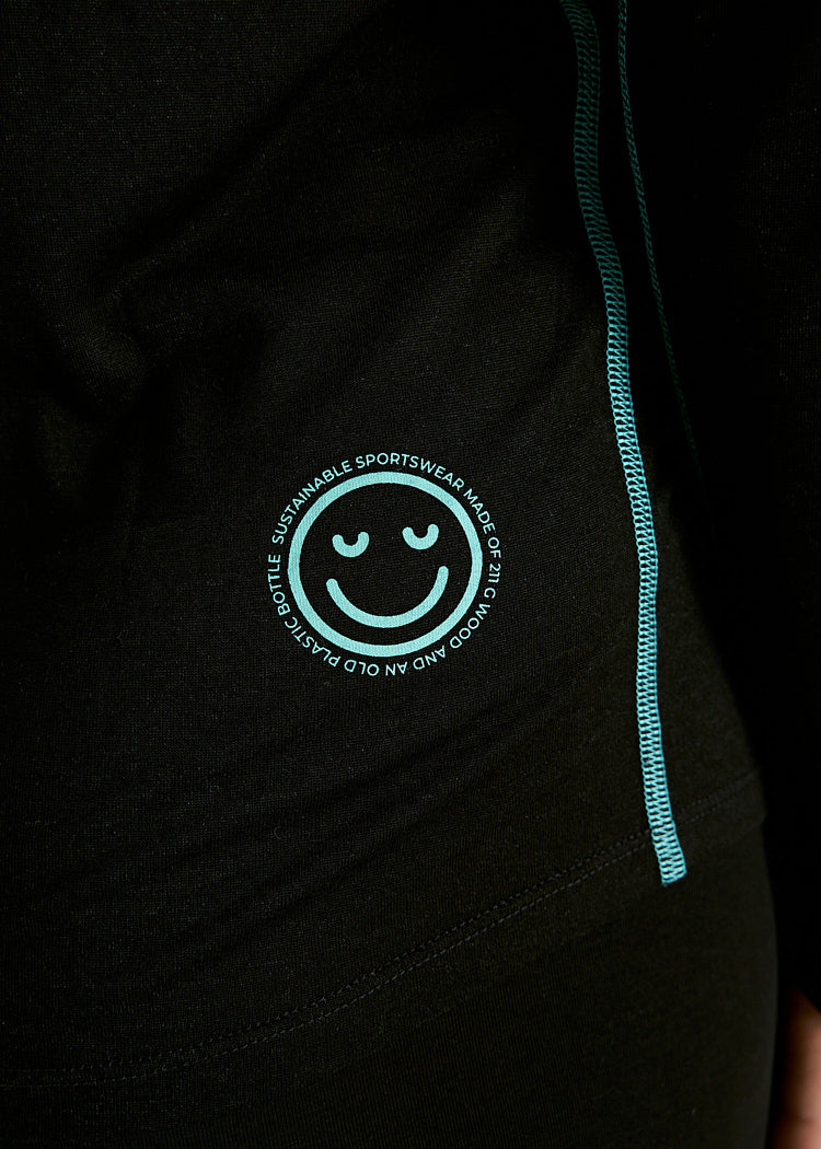 DAMEN SPORT LANGARMSHIRT NELLIE BLACK BLUE