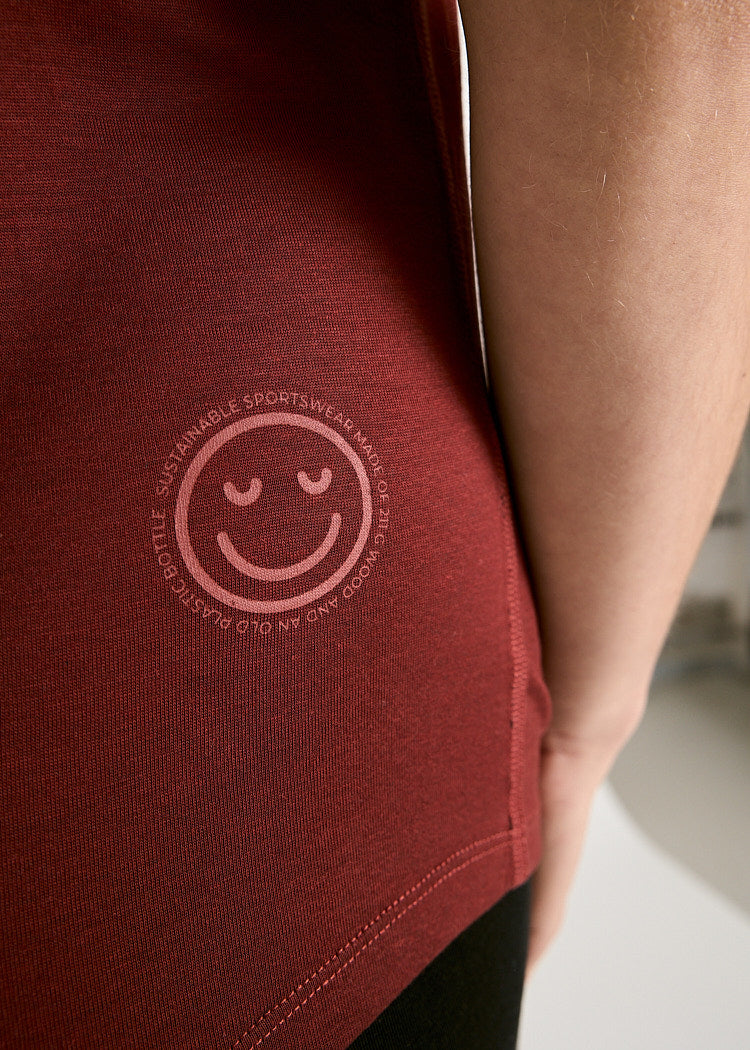DAMEN SPORTSHIRT FANNY DARK RED