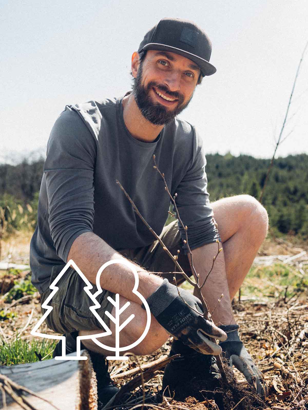Mit Kleidung aus Holz Wald schützen - Für jede Bestellung aus wijld.com schützen wir ein Stück Wald