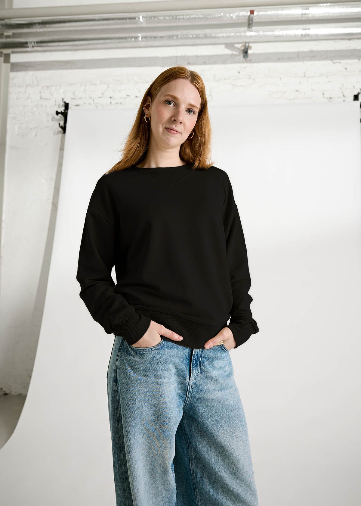 DAME-SWEATER LAURA SORT