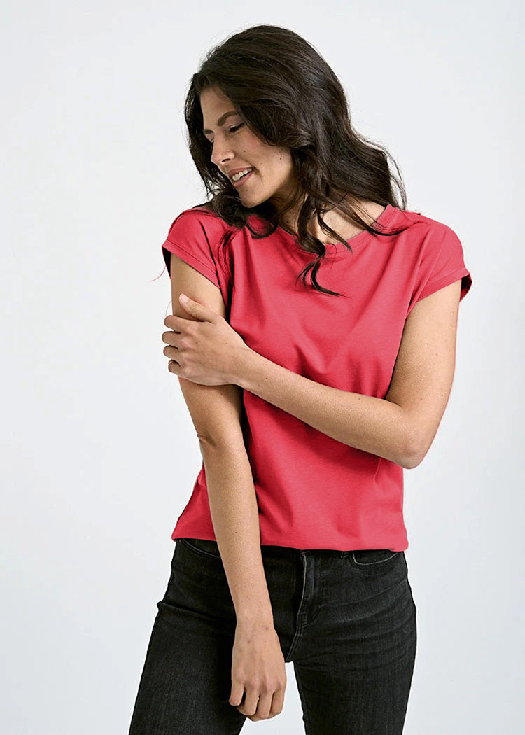 DAMEN WOODSHIRT ELENA VIVA MAGENTA