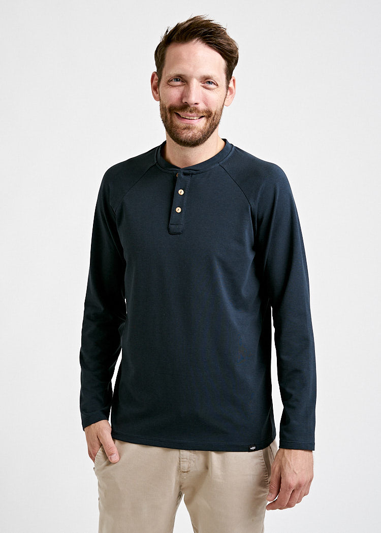 HERREN LANGARMSHIRT FRITZ CARBON