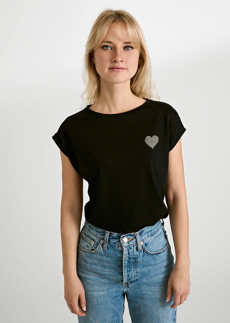 DAMEN WOODSHIRT ELENA LOVELY WOODHEART