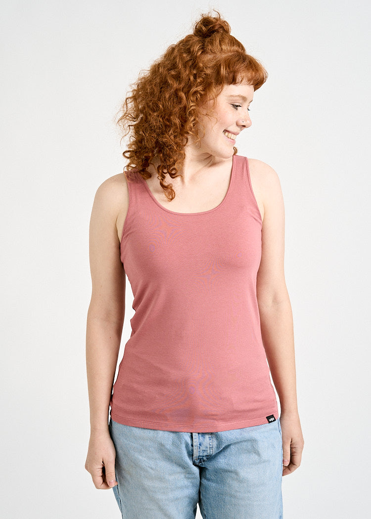 DAMEN TANK TOP MELANIE ROSEWOOD