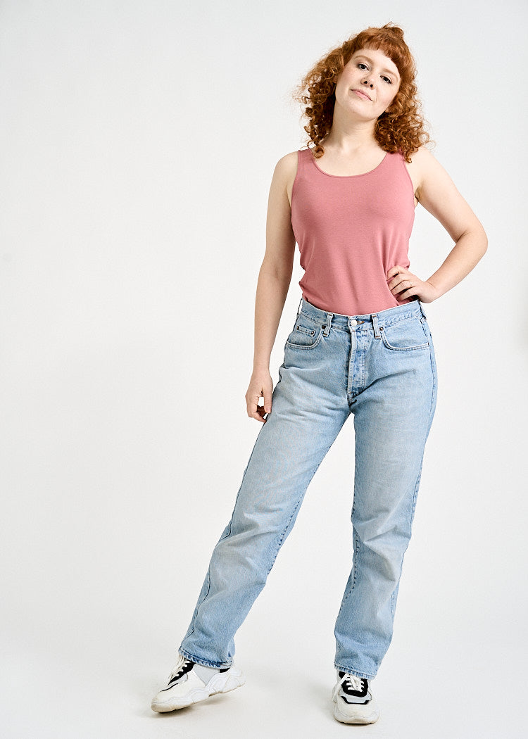 DAMEN TANK TOP MELANIE ROSEWOOD