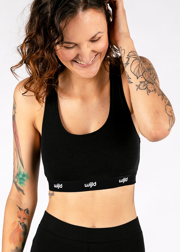 LADIES BUSTIER BLACK