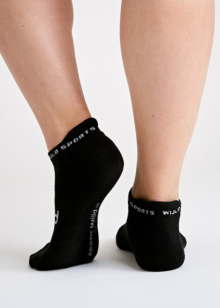 WOODSOCKS® SPORTSOCKEN SNEAKER BLACK