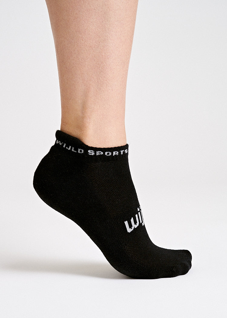 WOODSOCKS® SPORTSOCKEN SNEAKER BLACK