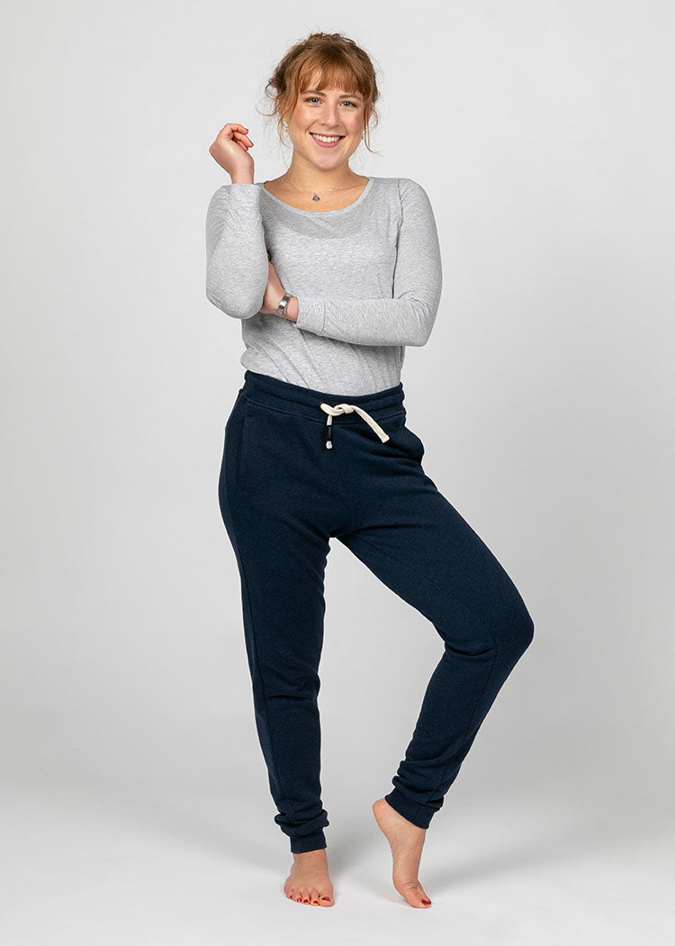 DAMEN JOGGINGHOSE DARK BLUE