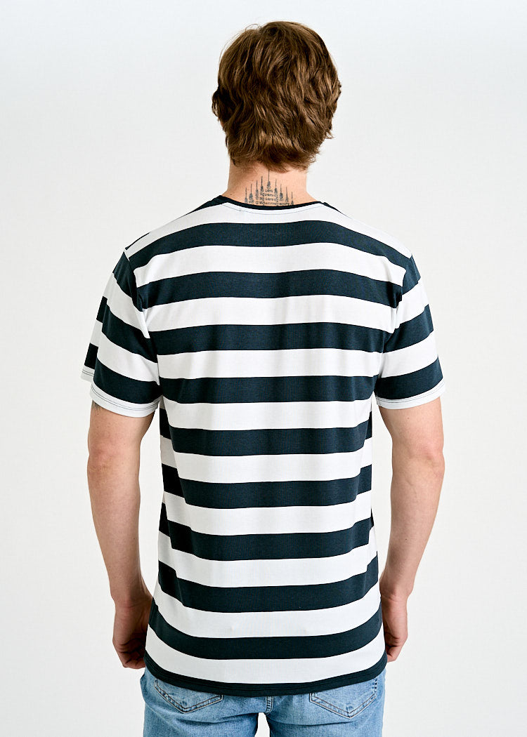 MEN'S WOODSHIRT LOOSE TIMO STRIPES