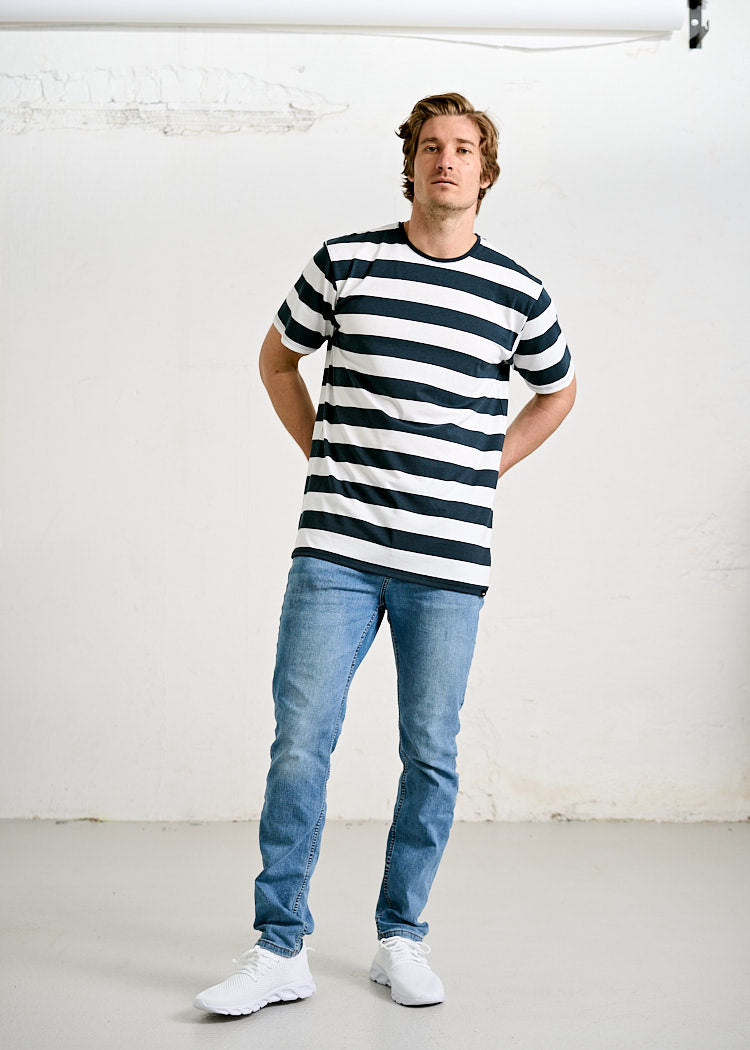MEN'S WOODSHIRT LOOSE TIMO STRIPES