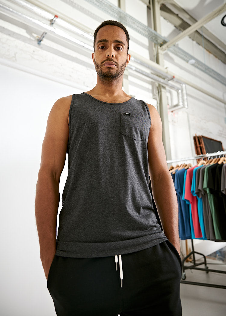 MEN'S TANK TOP MICHEL ANTHRACITE