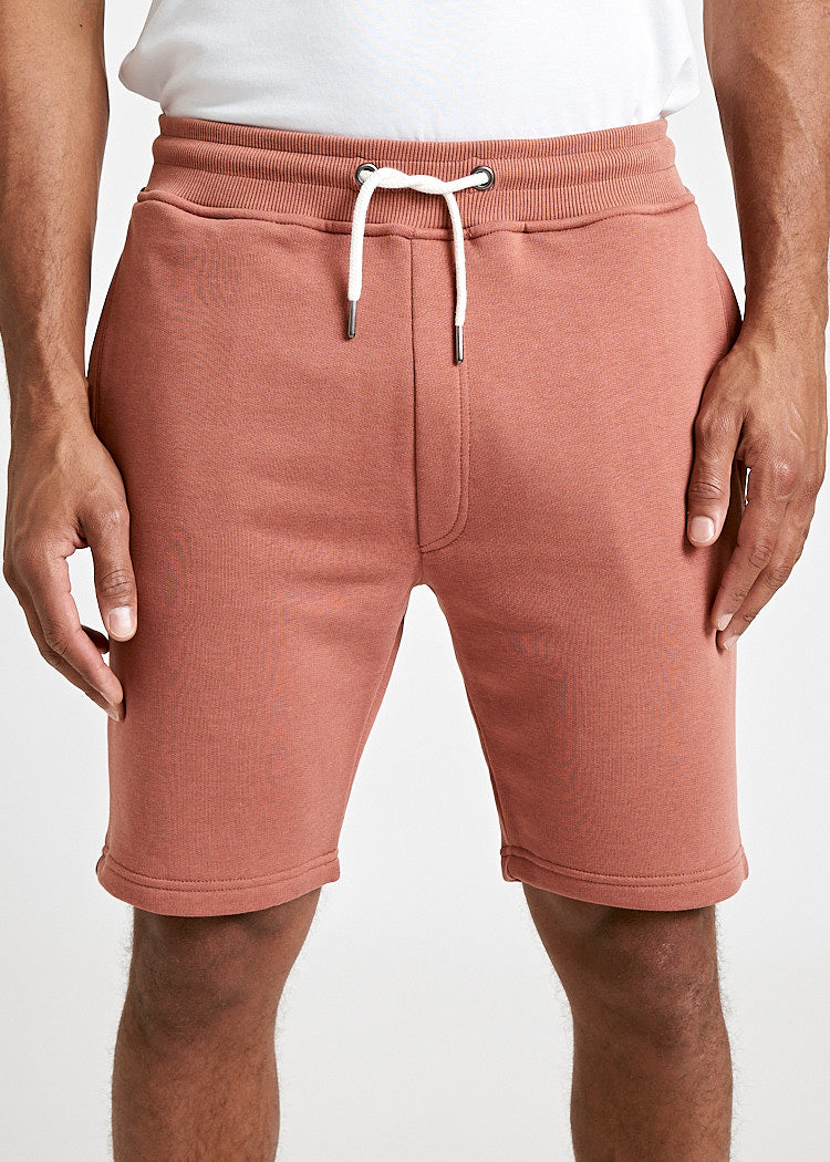 MEN'S SWEAT SHORTS COPPER RED