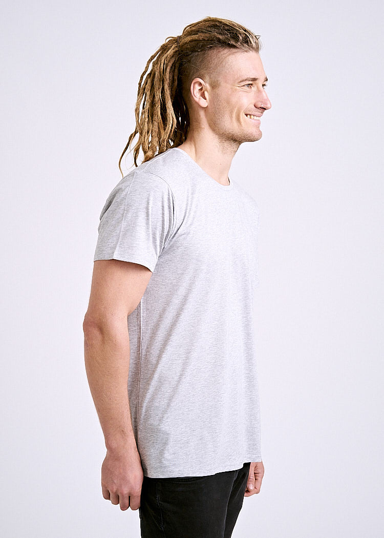 HERREN WOODSHIRT ALEX GRAY MELANGE