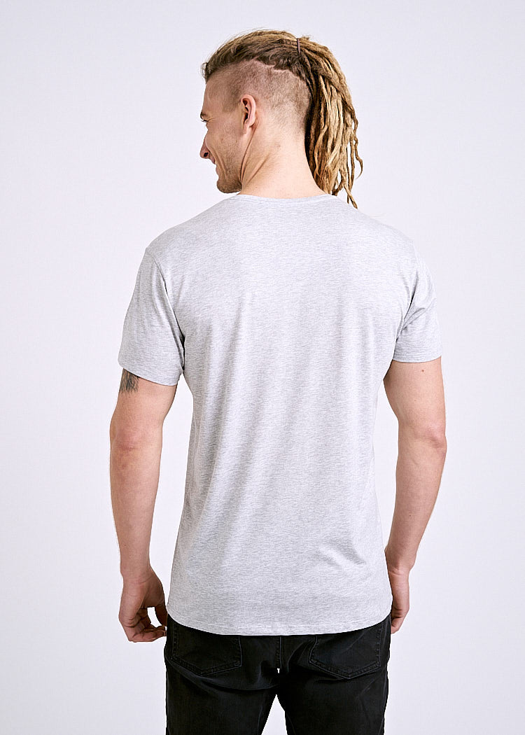 HERREN WOODSHIRT ALEX GRAY MELANGE