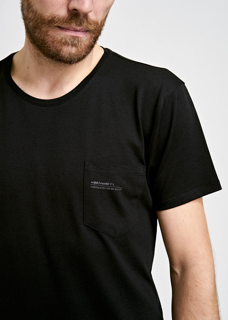 CAMISA DE MADERA PARA HOMBRE CON BOLSILLO ANTHRAZIT