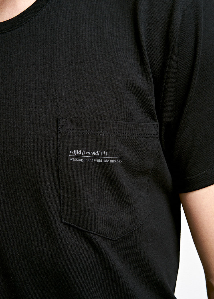 CAMISA DE MADERA PARA HOMBRE CON BOLSILLO ANTHRAZIT