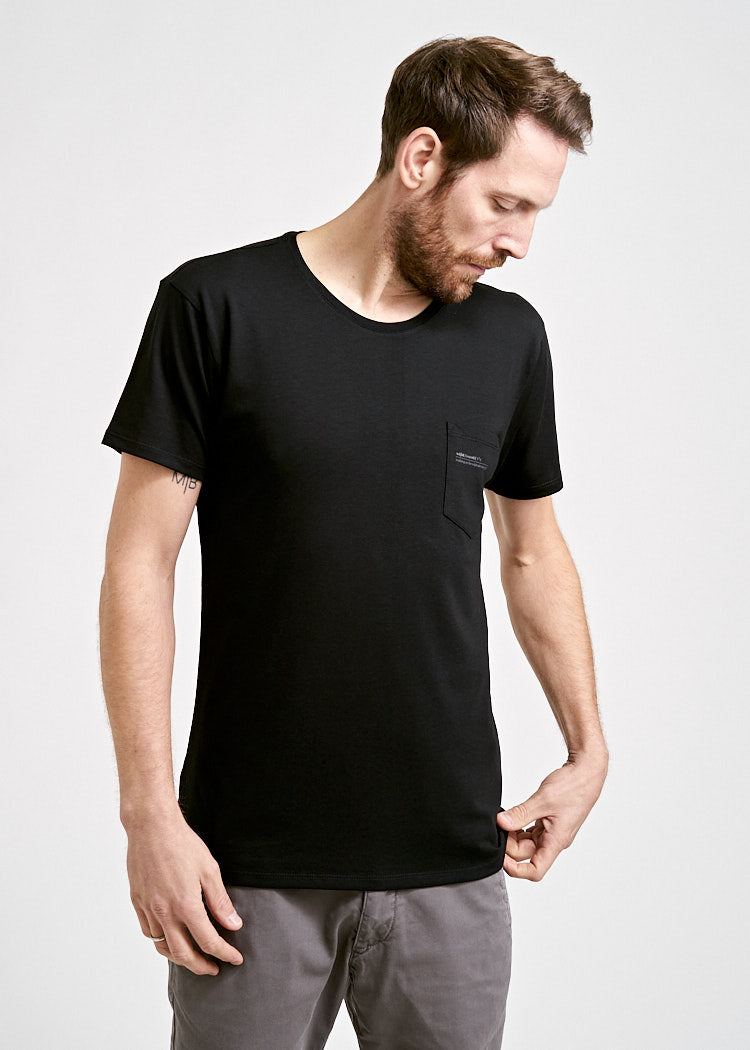 CAMISA DE MADERA PARA HOMBRE CON BOLSILLO ANTHRAZIT