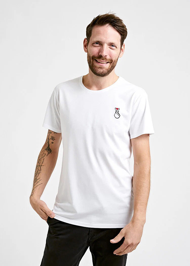 HERREN WOODSHIRT ALEX HEART SIGN