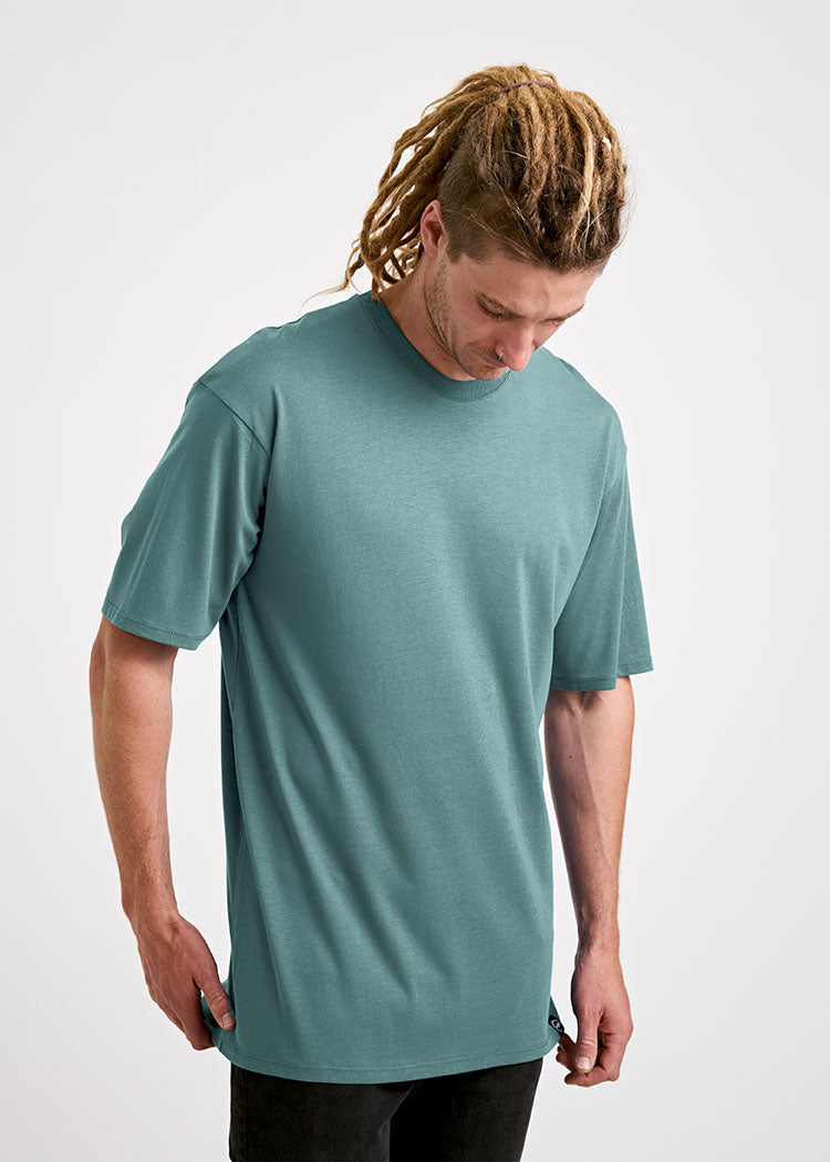 HERREN WOODSHIRT OVERCUT SILVER PINE