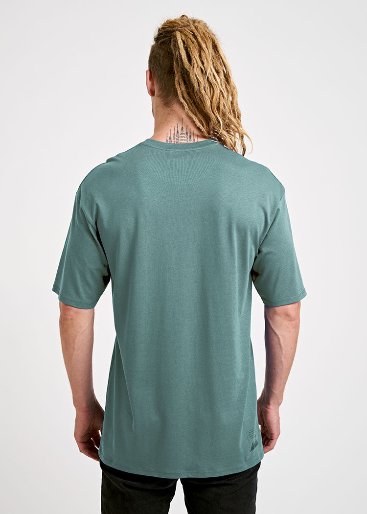 HERREN WOODSHIRT OVERCUT SILVER PINE