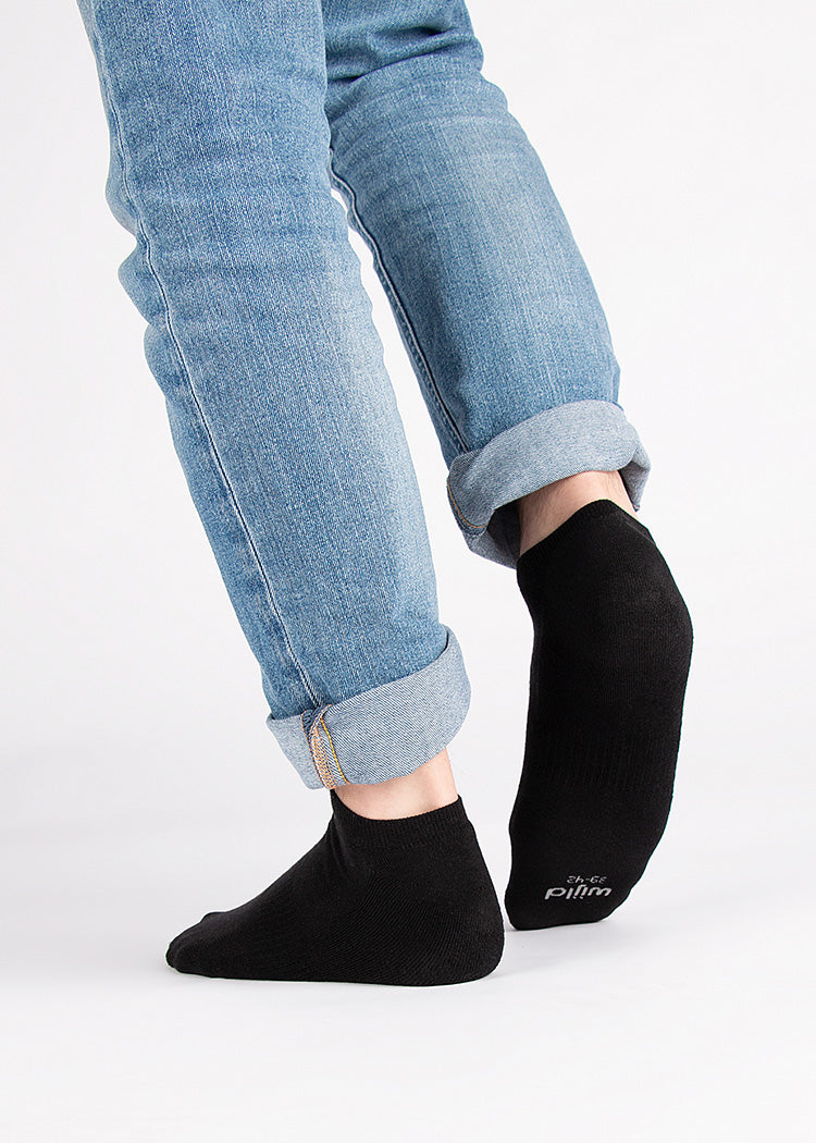 WOODSOCKS® SNEAKERSOCKEN BLACK