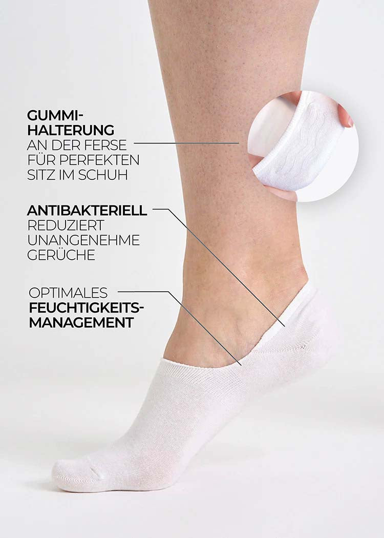 WOODSOCKS® BALLERINASOCKEN BRIGHT WHITE