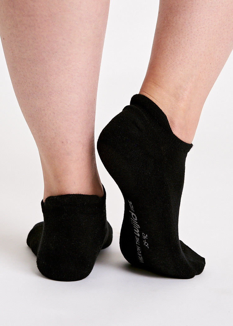 WOODSOCKS® SNEAKERSOCKEN BLACK