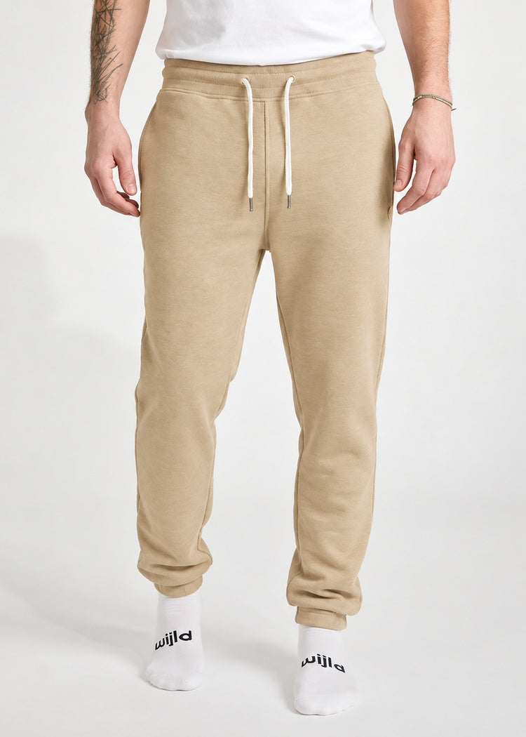 HERRE-JOGGINGBUKSER THEO BEIGE
